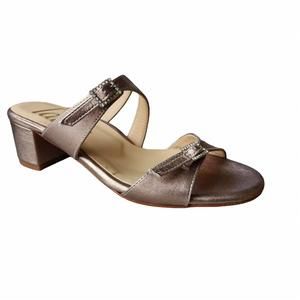 NEW LALISA women's heeled sandals in bronze